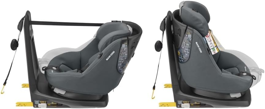 Maxi-Cosi AxissFix i-Size, Siège Auto Pivotant pour Petit, ISOFIX, de 4 mois à 4 ans (9-18kg), 61-105 cm, Authentic Graphite