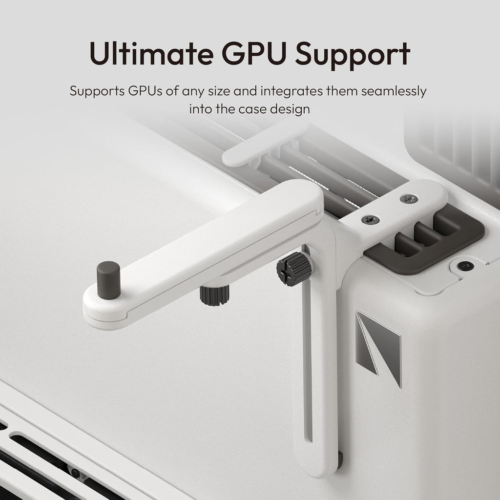 HAVN HS 420 Boîtier PC ATX à double chambre Blanc | Design hybride, 11 ventilateurs de 140 mm et 3 supports de radiateur de 420 mm, gestion des câbles simpliCable, verre trempé, hub de ventilateur PWM