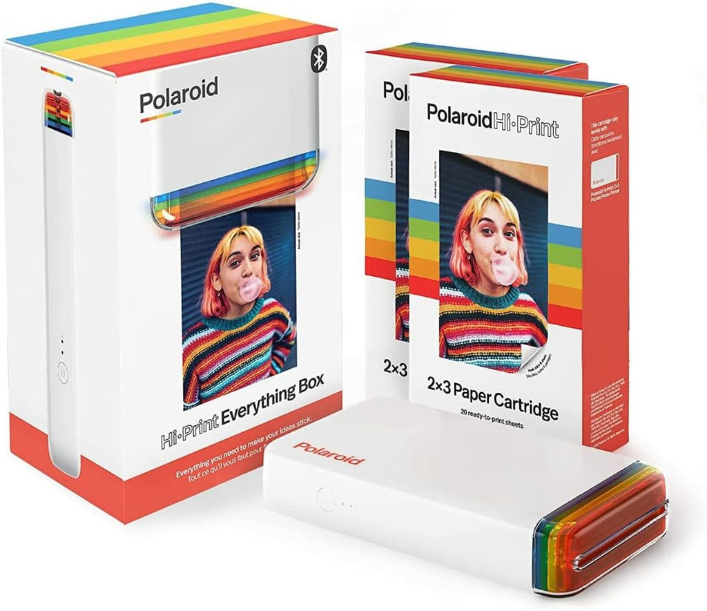 Coffret imprimante Portable Polaroid Hi-Print Blanc + 40 Feuilles