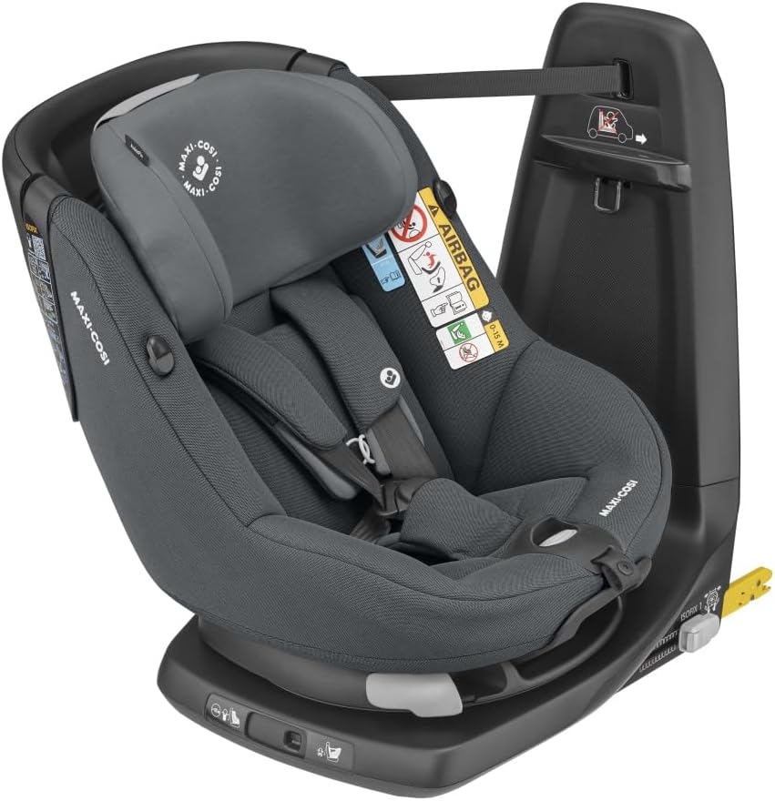 Maxi-Cosi AxissFix i-Size, Siège Auto Pivotant pour Petit, ISOFIX, de 4 mois à 4 ans (9-18kg), 61-105 cm, Authentic Graphite