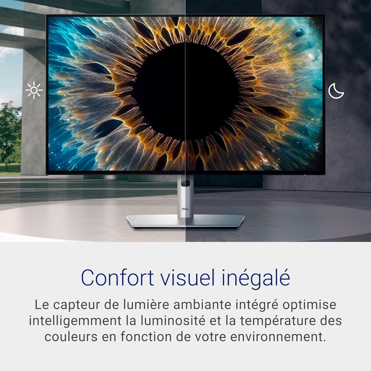 U2724D UltraSharp 27" QHD (2560x1440) Écran PC, 120Hz, IPS Black, 5ms, 98 pour cent DCI-P3, 2X USB-C, 2X DisplayPort, HDMI, 3X USB, Garantie 3 Ans, Argent