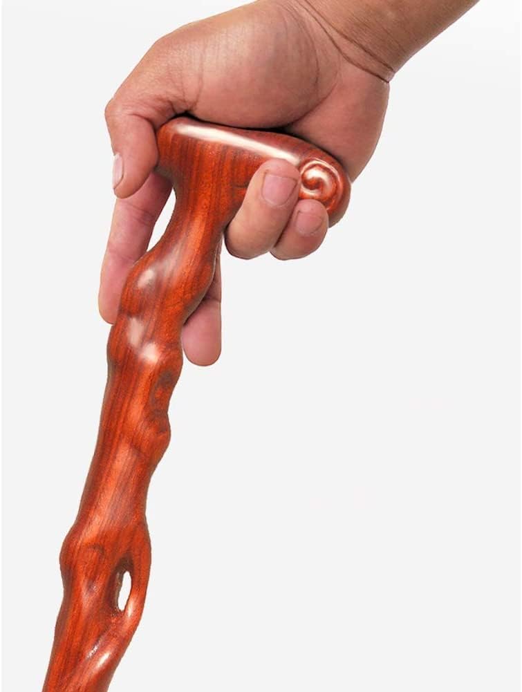 Bâton de randonnée en bois naturel pour hommes et femmes, canne de marche légère et solide pour personnes âgées, promeneur en plein air, cadeau