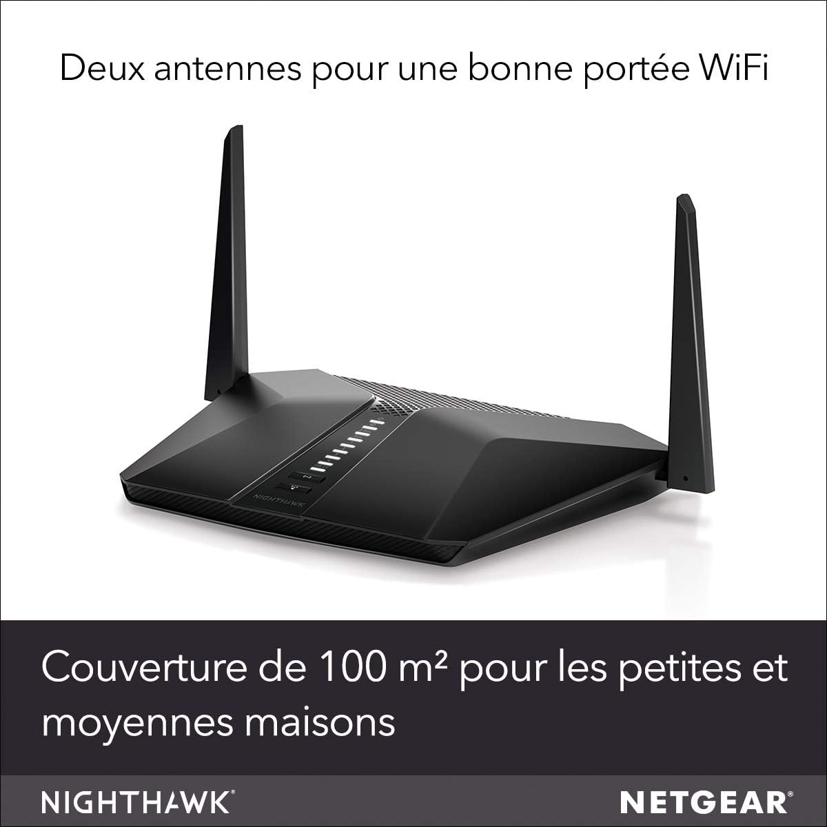 NETGEAR RAX40-100PES Routeur Nighthawk AX4 WiFi 6-Stream AX3000
