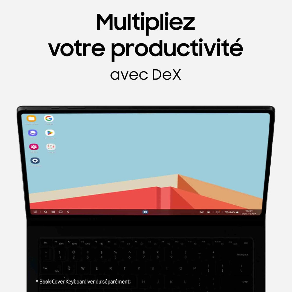 Tab S9 Tablette avec AI, Android, 11" 128Go de Stockage, Lecteur MicroSD, Wifi, S Pen Inclus, Anthracite