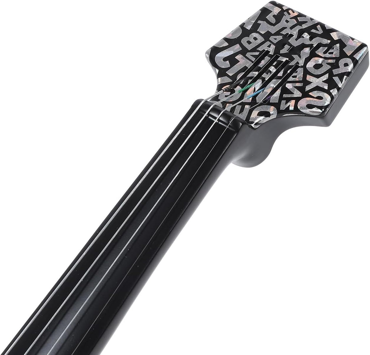 Eujgoov Violon électrique en Fibre de Carbone Vidule Silencieuse Professionnelle avec Ramassage