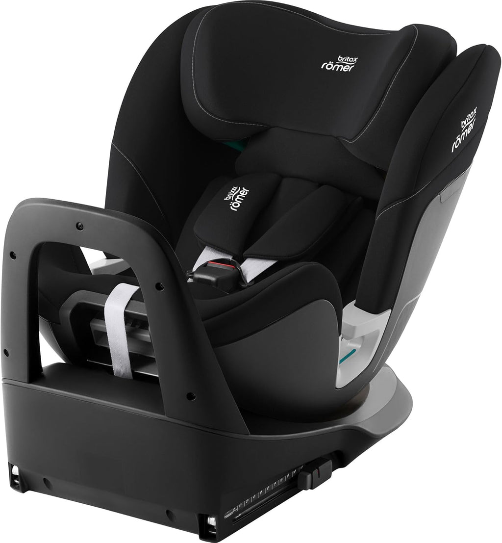 BRITAX RÖMER siège auto Britax Römer RIDER, pour les enfants de 40 à 125 cm (i-Size) avec ISOFIX et jambe de force, naissance - 7 ans, Space Black