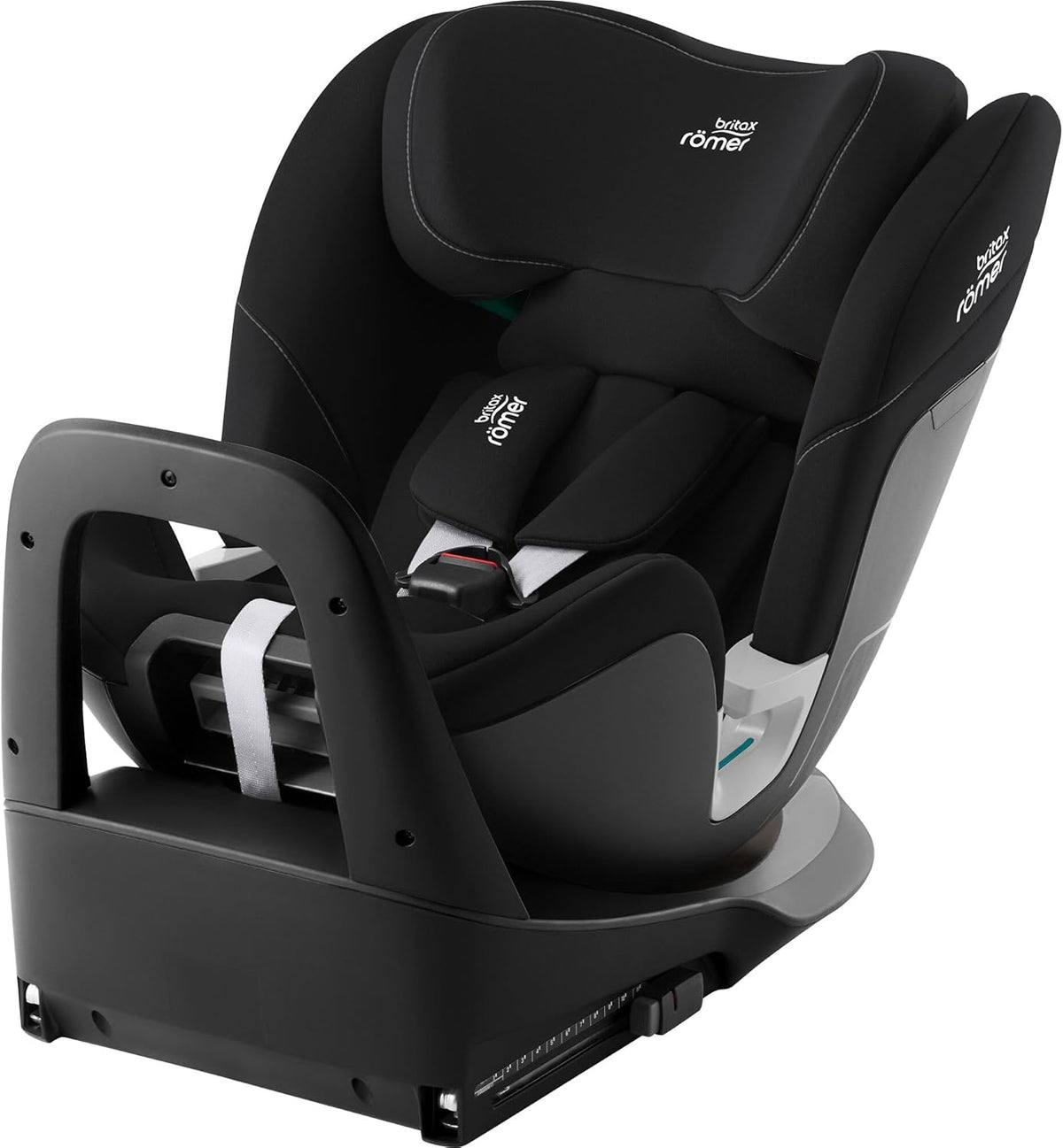 BRITAX RÖMER siège auto Britax Römer RIDER, pour les enfants de 40 à 125 cm (i-Size) avec ISOFIX et jambe de force, naissance - 7 ans, Space Black