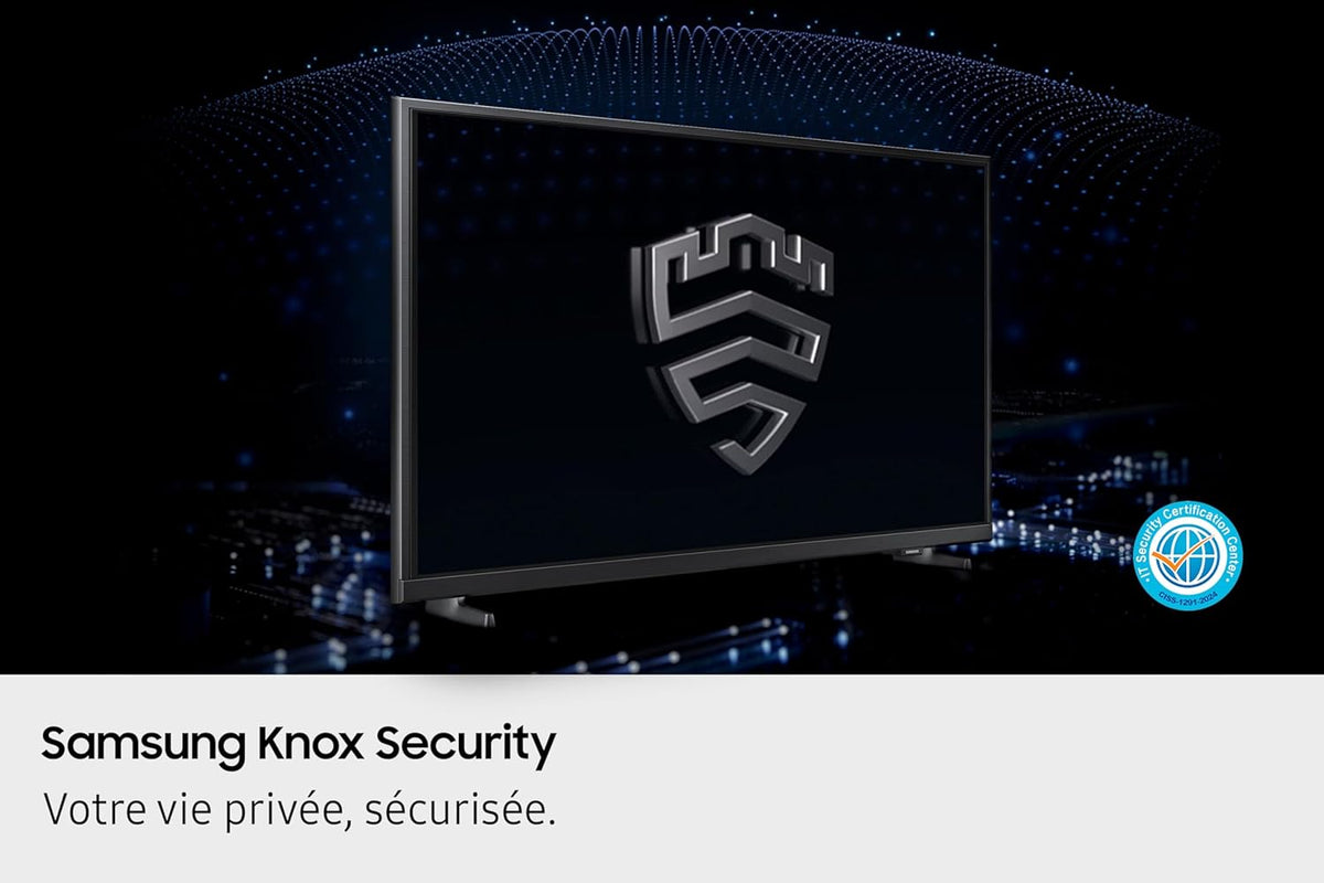 TV AI 65 Pouces QLED 65Q7F3 4K Smart TV, Quantum Dots, Q4 AI Processor, WiFi, Airplay, HDR, Q-Symphony, OTS Lite, Knox Security, Gaming Hub, Bixby, Application opérateurs intégrées