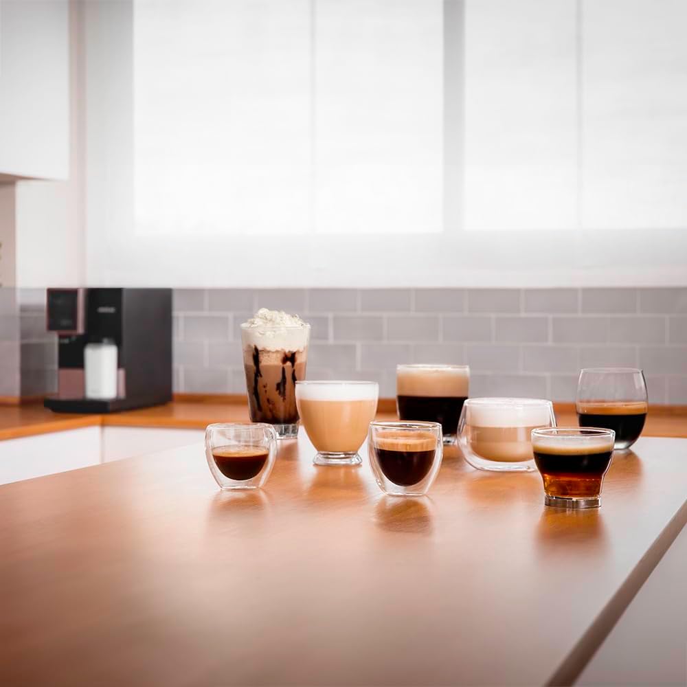 Cecotec Machine a Café Espresso Superautomatique Cremmaet Compactccino Connected Black Rose. 19 Bars, Écran TFT, Wifi, Moulin Integré, Réservoir d'eau 1,1 L et de lait 400 ml, Nettoyage Automatique
