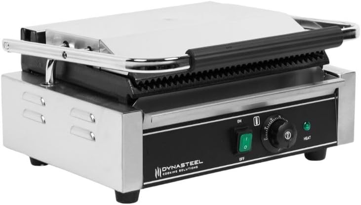 Grill Panini Grande Surface de Chauffe Rainurée