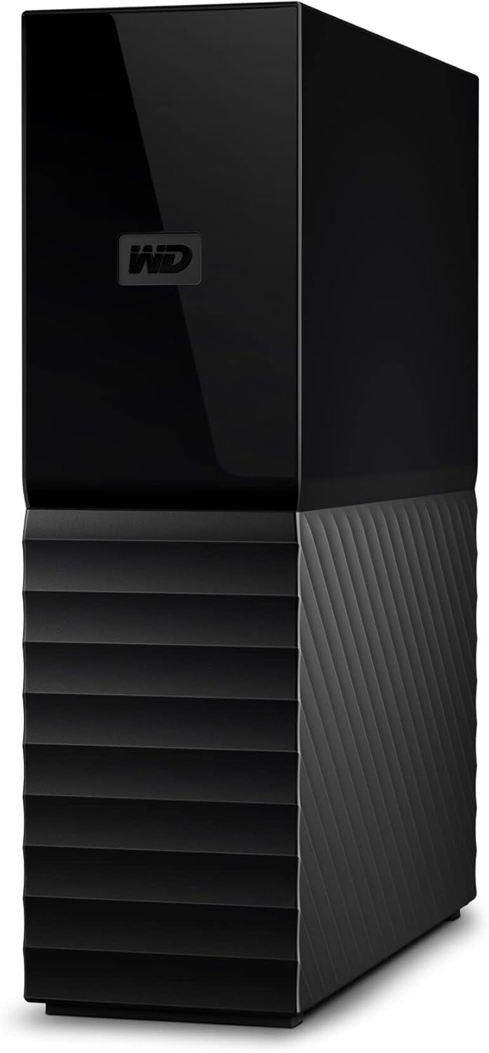 WD 8TB My Book Desktop HDD USB 3.0 with software for device management, backup and password protection works with PC and Mac