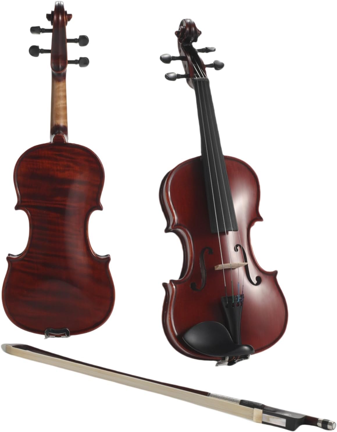 Le plus petit violon 1/32 fait main en bois massif avec étui assorti - Taille jouable, entièrement fonctionnel