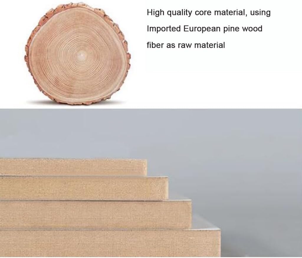 Étagère HiFi à 3 niveaux en bois massif avec étagères de rangement pour composants audio et vidéo, meuble TV, amplificateur, armoire couleur bois, 60 x 50 x 48 cm