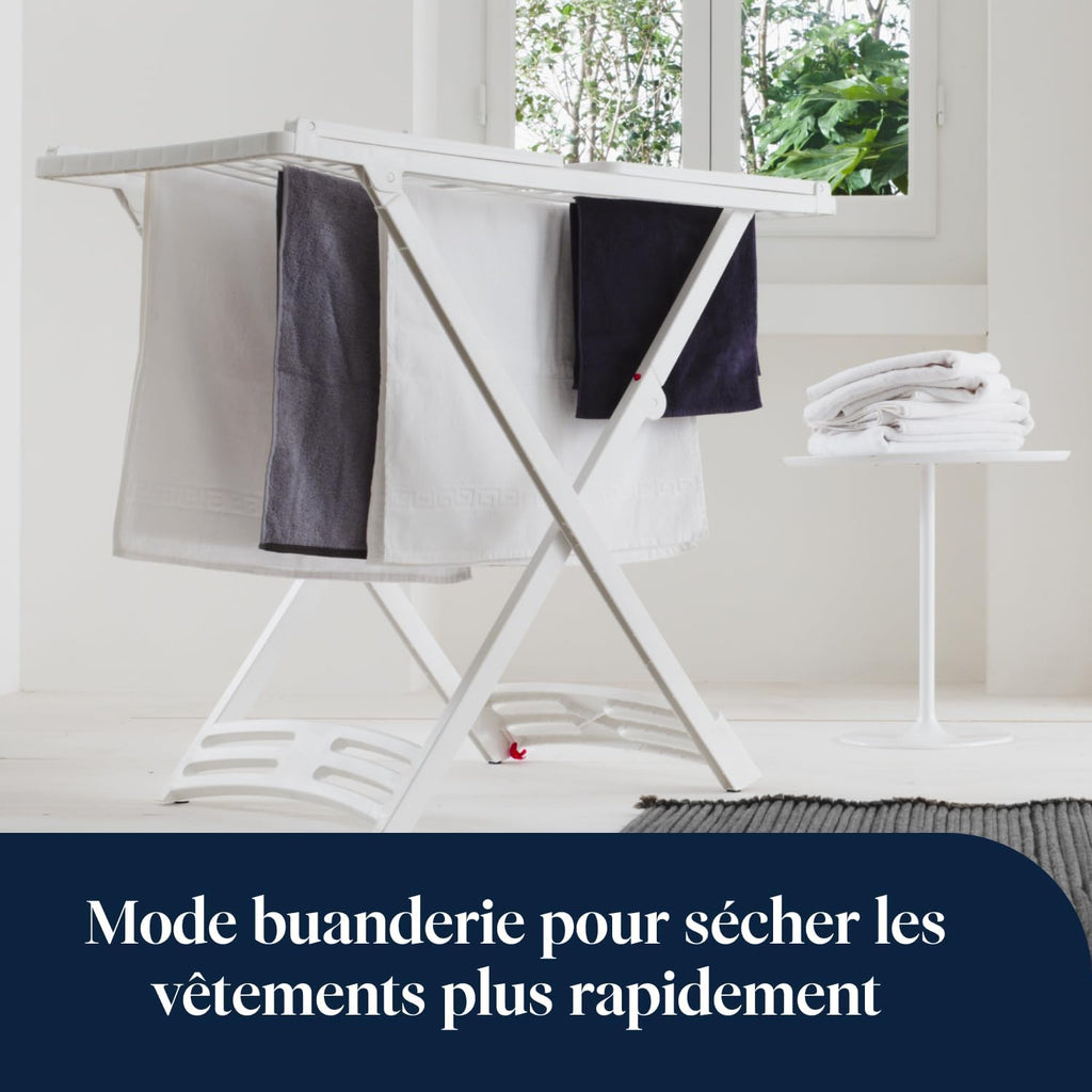 De’Longhi Tasciugo AriaDry Light - Déshumidificateur Portable pour la Maison, Zéolite et Ioniseur, Élimination Humidité 6L/24h, Séchage, Anti-Moisissure, Silencieux, Mode Swing, Minuteur, Gris (DNS65)