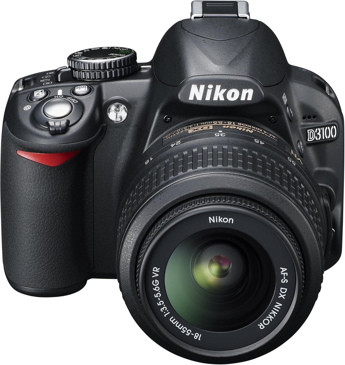 Nikon D3100 Appareil photo numérique Reflex 14.2 Kit Objectif VR 18-105 mm Noir