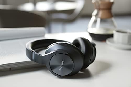 Technics EAH-A800E-K Casque Audio Bluetooth Sans Fil (HP 40mm, Circum-aural, Anti Bruit, Appels Haute Qualité) Noir