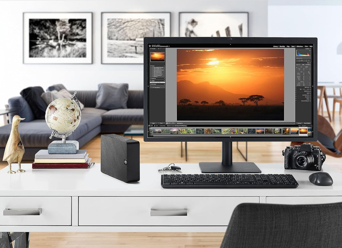 Seagate Expansion Desktop 10To, Disque Dur Externe HDD, 3.5 pouces, USB 3.0, PC & Notebook, Services Rescue (STKP10000402)