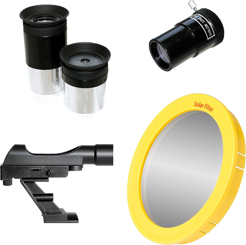 Bresser Pluto 114/500 EQ Télescope avec Adaptateur pour Smartphone