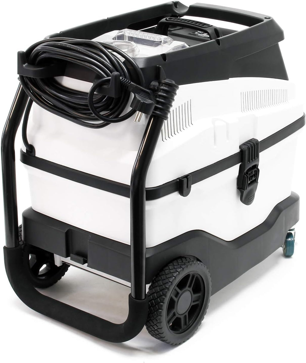 WilTec Aspirateur Eau et poussière - 1600 W/capacité 30 L - Triple étape de Filtration & Fonction de soufflerie - avec Accessoires - pour Aspiration sèche et Humide