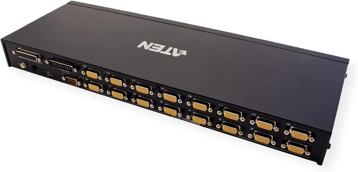 Aten CS1716A commutateur écran, Clavier et Souris Grille de Montage Noir