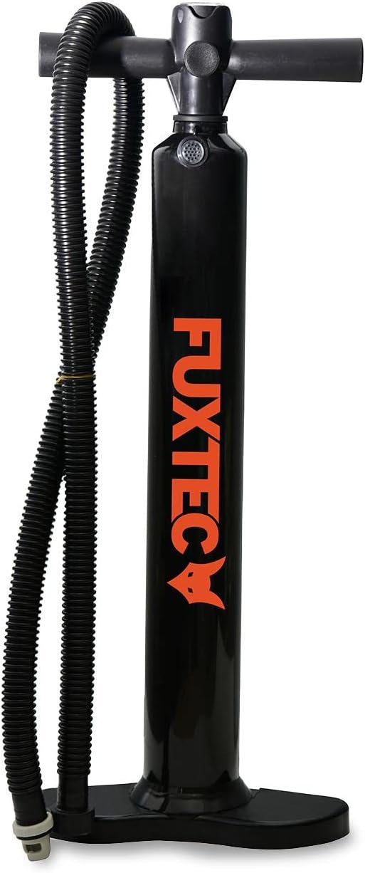 Fuxtec Stand Up Paddle Board Sea Cruiser Gonflable - 320 x 81 x 15 cm avec 3 Ailerons - Randonnée en Mer Supporte Jusqu'à 150kg - Sac à Dos Inclus