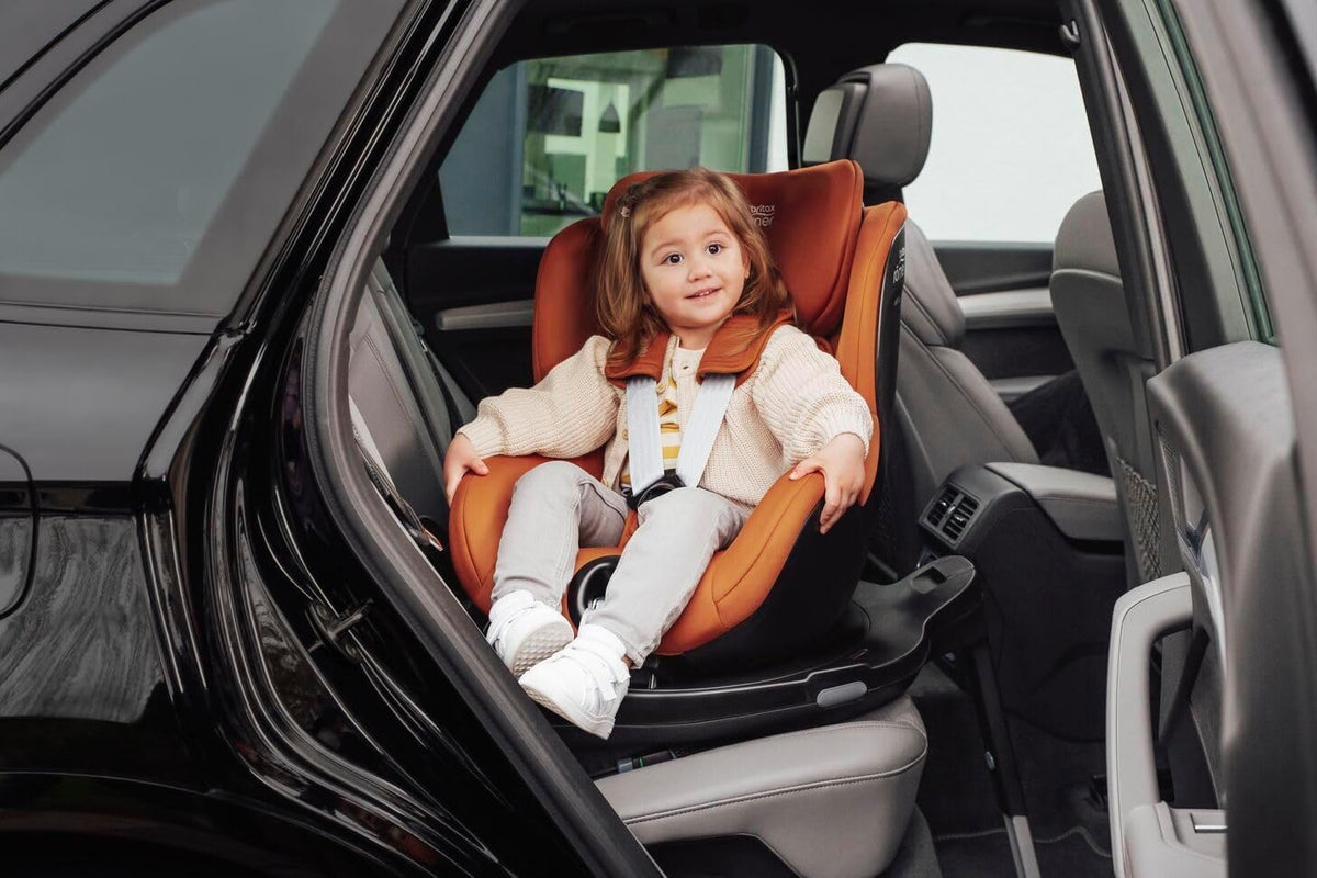 BRITAX RÖMER Siège Auto DUALFIX 2 Z-LINE i-SIZE, Pivotant à 360°, enfant de 61 à 105 cm (Groupe 0+/1) de 3 mois à 4 ans, Space Black