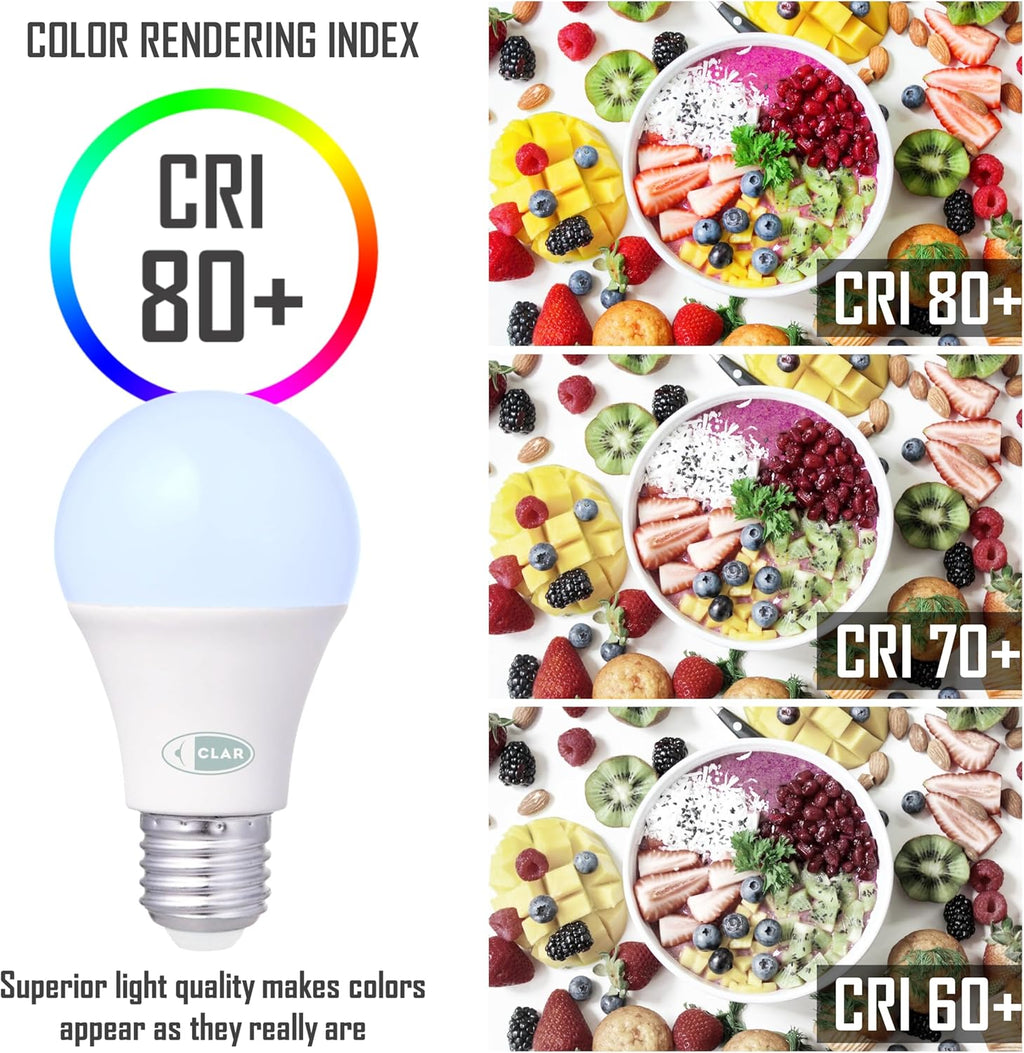 CLAR - Ampoule LED E27 Blanc Froid, Ampoule E27 Blanc Froid, Ampoule E27, Ampoules LED Intérieur E27, Ampoule LED Blanc Froid, Ampoule LED E27 100W, Ampoule Blanc Froid, Ampoules E27, 15W (Pack 100)