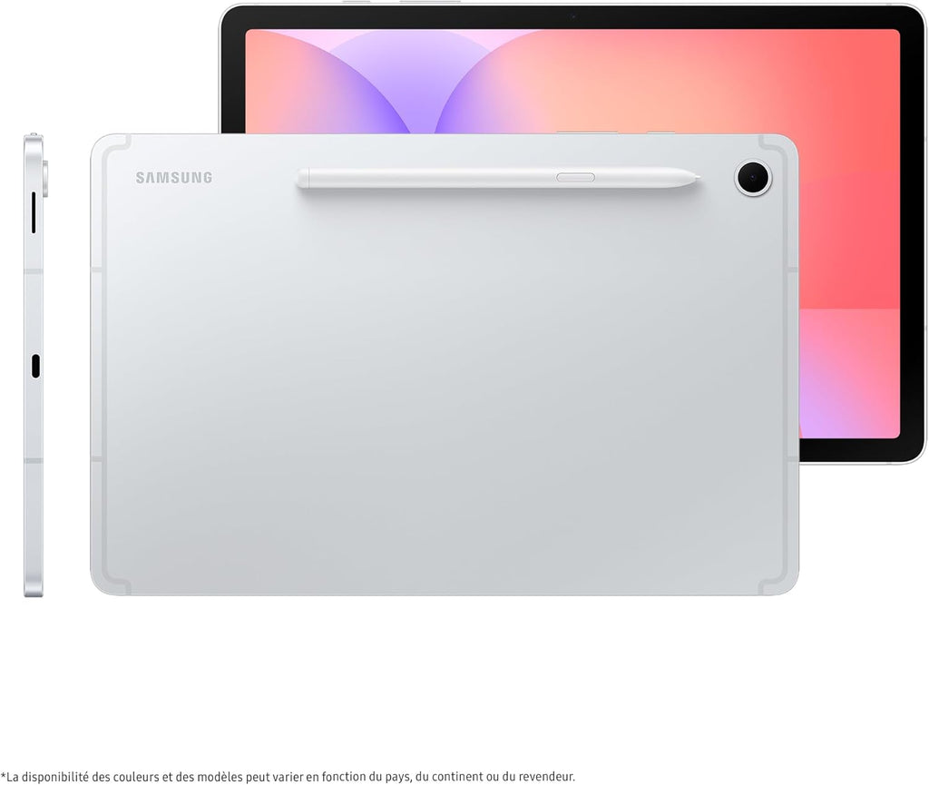 Tab S10 Lite, 10.9", Wi-Fi, 128Go, Tablette Android, S Pen Inclus, Argent, Chargeur Secteur Rapide 25W Inclus, Version FR
