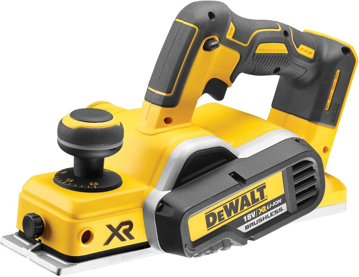 Rabot Brushless XR 18V Li-Ion - DCP580NT-XJ - Raboteuse sans Fil avec Coffret TSTAK - Support Avant et Arrière pour une Meilleure Stabilité - Tambour Ø48mm - Vitesse 15000tr/min