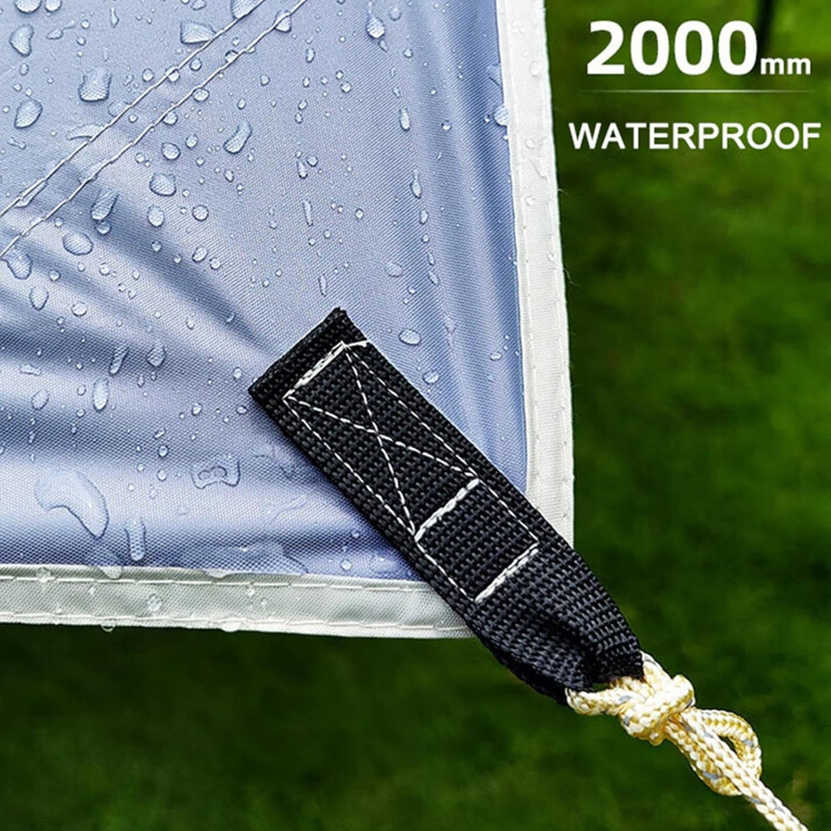 Shelter DE SORME DE Tente DE Place, auvent de Plage, 17,06 pi × 14,76 pi Cauvre de Tente de Camping, Grande Couverture, Sunshade Lourds, Protection UV pour Le randonnée