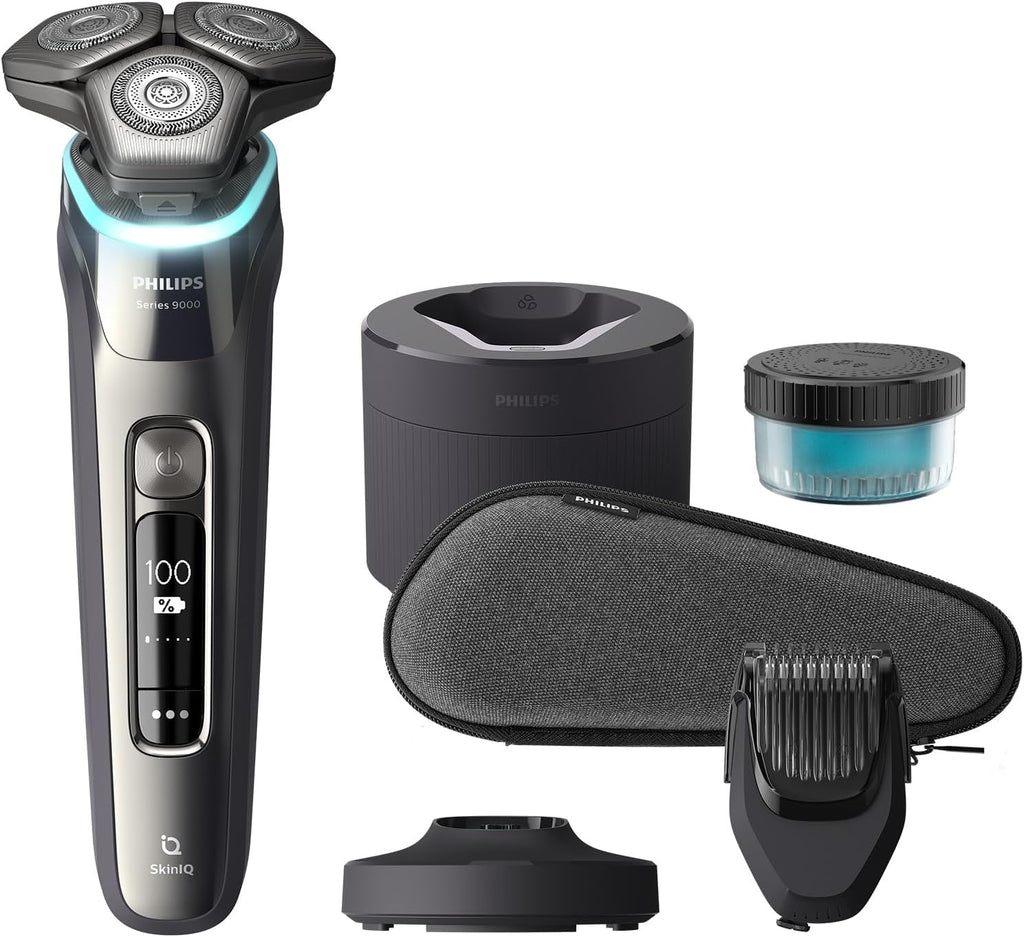Rasoir électrique Philips série 9000, chrome foncé, (modèle S9987/59)