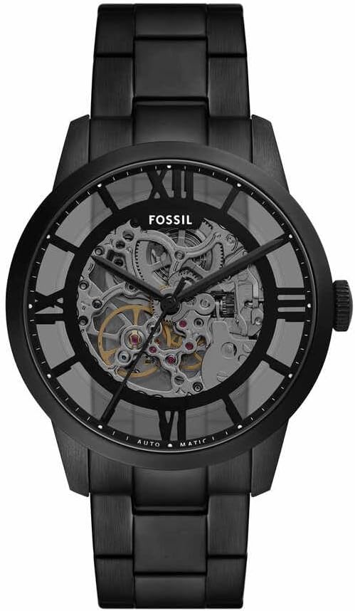 Fossil Townsman Watch for Men, Automatic Three Hand Movement with Stainless Steel Or Leather Strap