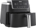 Ninja PRO 4.7L Friteuse à air 4 en 1, tiroir simple, friture à l'air, cuisson rôtie, chauffage, séchage, composants antiadhésifs lavables au lave-vaisselle, noir, AF140EU