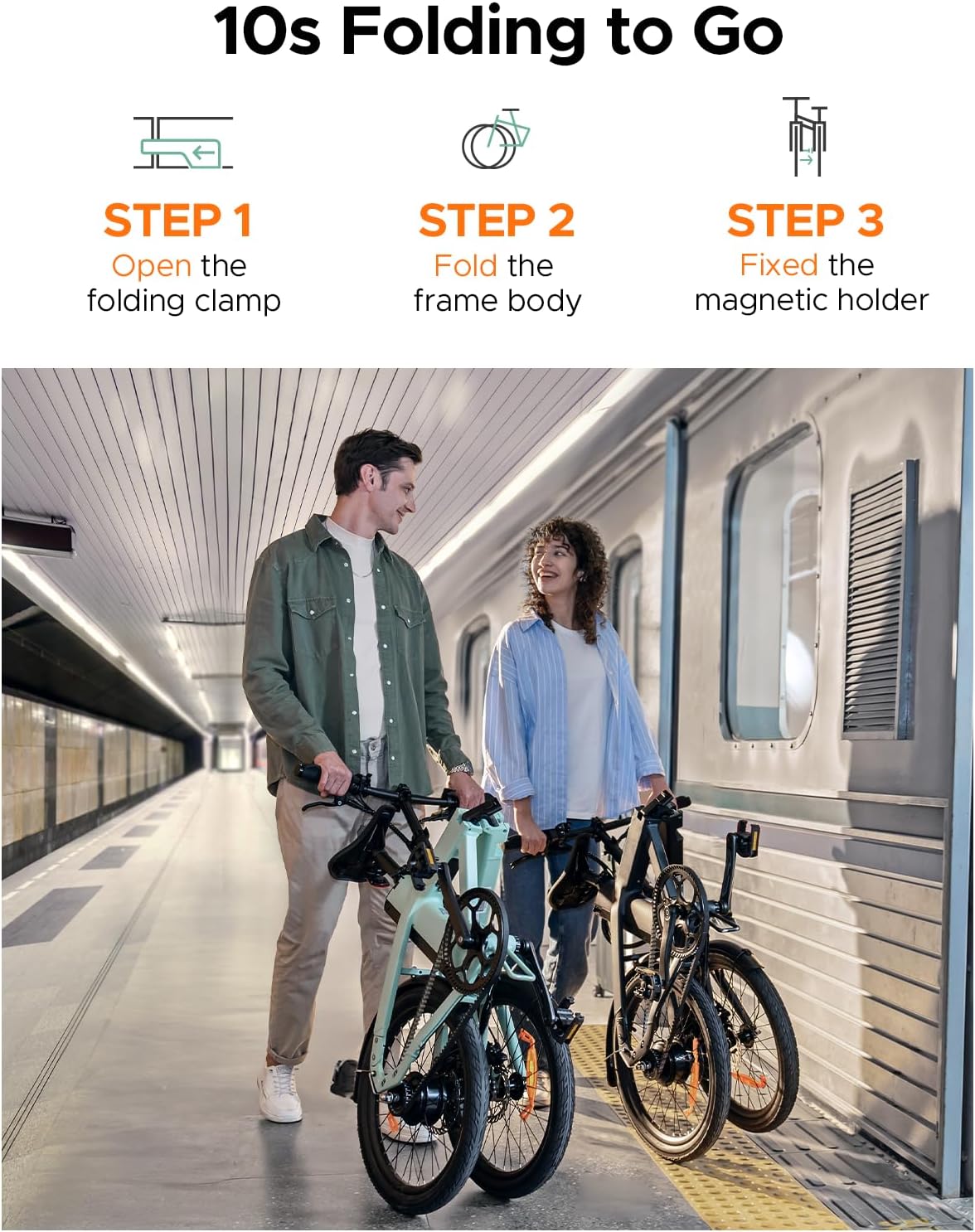 ENGWE Velo Electrique Homme-vélo électrique Batterie 36V 9.6Ah jusqu'à 80 km, vélos électriques Moteur 250W Max 25km/h, Velo Electrique Pliable Pneus 20 * 1,95 Pouces, P20