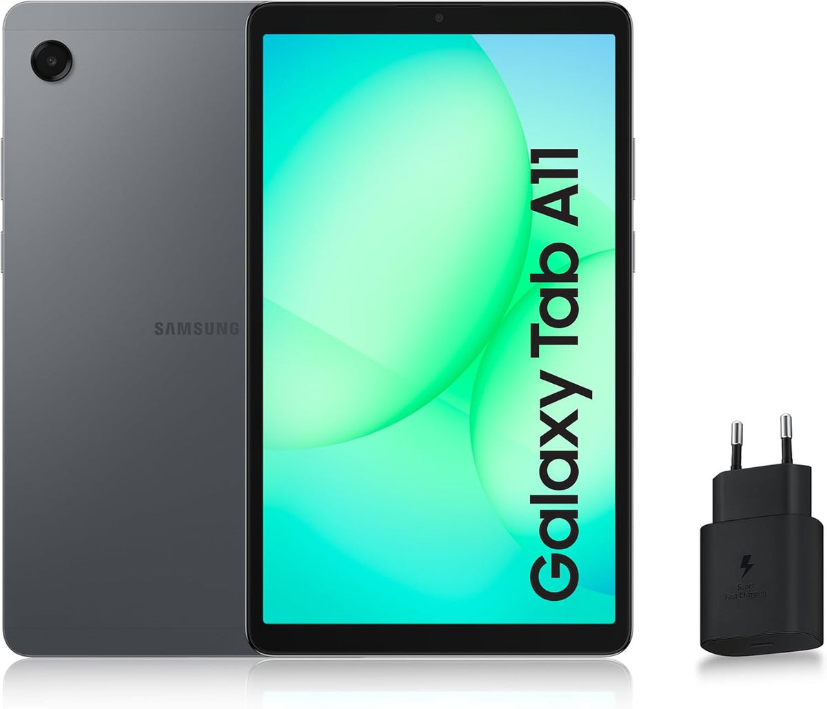 Tab A11 8.7" WiFi 128 Go, Tablette Android, RAM 8 Go, Son 3D, Gris, Chargeur Secteur Rapide 25W Inclus, Version FR