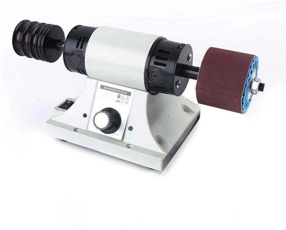 Polisseuse électrique pour cuir - 350 W - Machine Burnisher - 8000 tr/min - Pour cuir - Polisseuse - Pour métal, plastique, caoutchouc