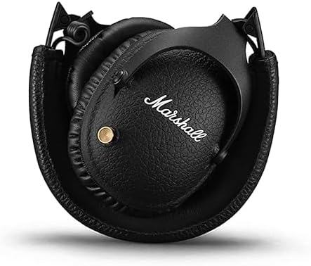 Marshall Monitor II Casque Bluetooth sans Fil avec réduction de Bruit Hybride Active, Casque Over-Ear, 30 Heures – Noir