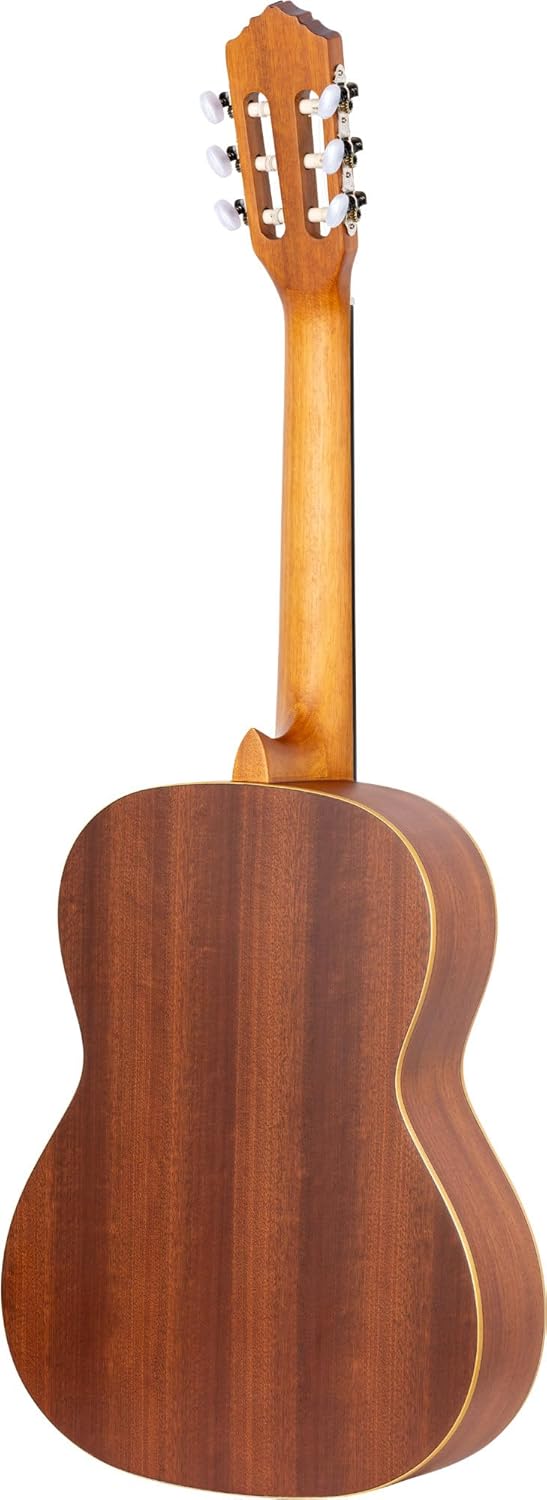 Ortega Guitars Guitare Classique Gaucher - 7/8 - Family Series - Housse Incluse - Épicéa / Acajou, Naturel R121-7/8-L
