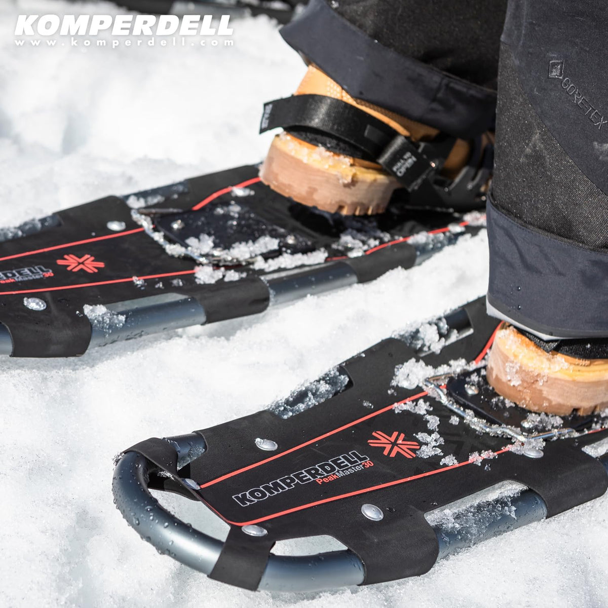 KOMPERDELL PEAKMASTER PRO T30 Raquette à neige pour randonnée randonnée Bâtons télescopiques T2