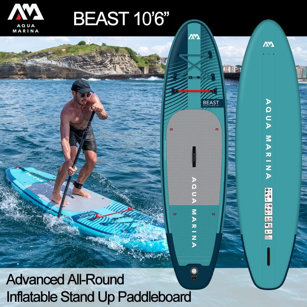 Aqua Marina Beast Planche à pagaie Gonflable de qualité supérieure 320 cm