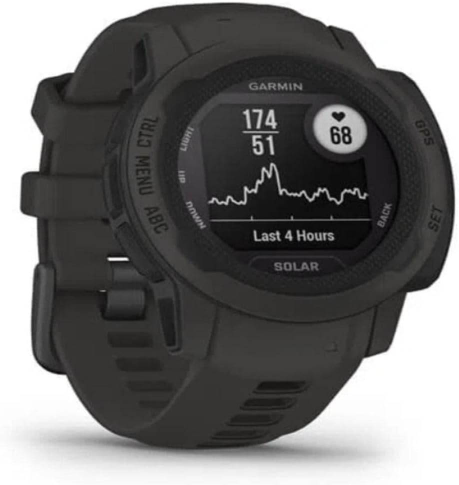 Instinct 2s, Solar Graphite - Montre GPS Solaire Robuste et connectée - Boîtier 40 mm