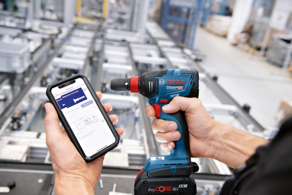 Bosch Professional 18V System boulonneuse sans-fil GDX 18V-210 C (couple maxi de 210 Nm)