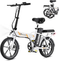 EVERCROSS Vélo Electrique pour Adultes, 16''/20" Vélo Electrique à Gros Pneus, 250W E Bike,Jusqu'à 25KM/H, 36V/48V Batterie Amovible, Vélo Tout-Terrain Electrique pour la Neige de Montagne