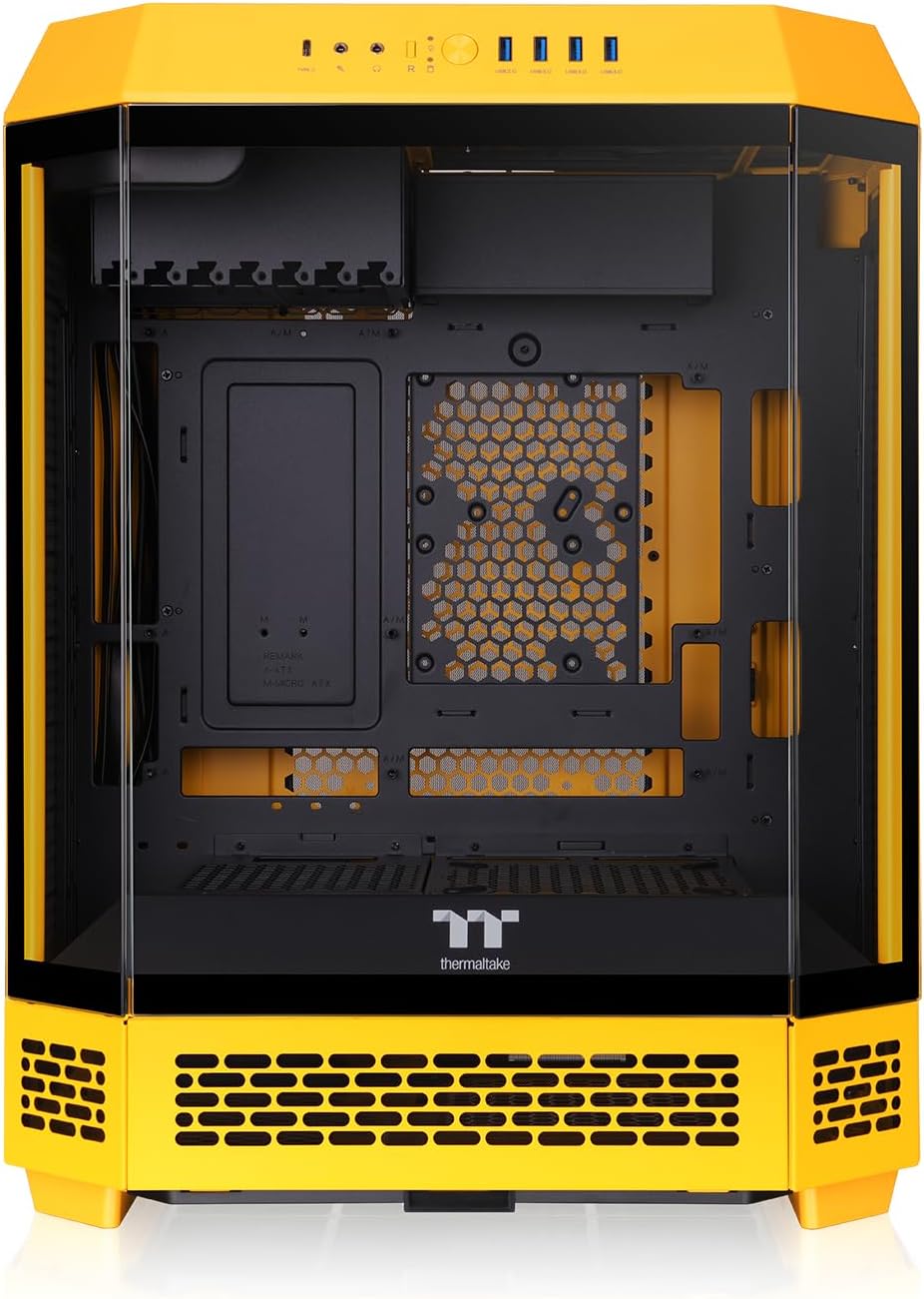 Thermaltake The Tower 600 Mid Tower Chassis | Hidden Connector | Bumblebee