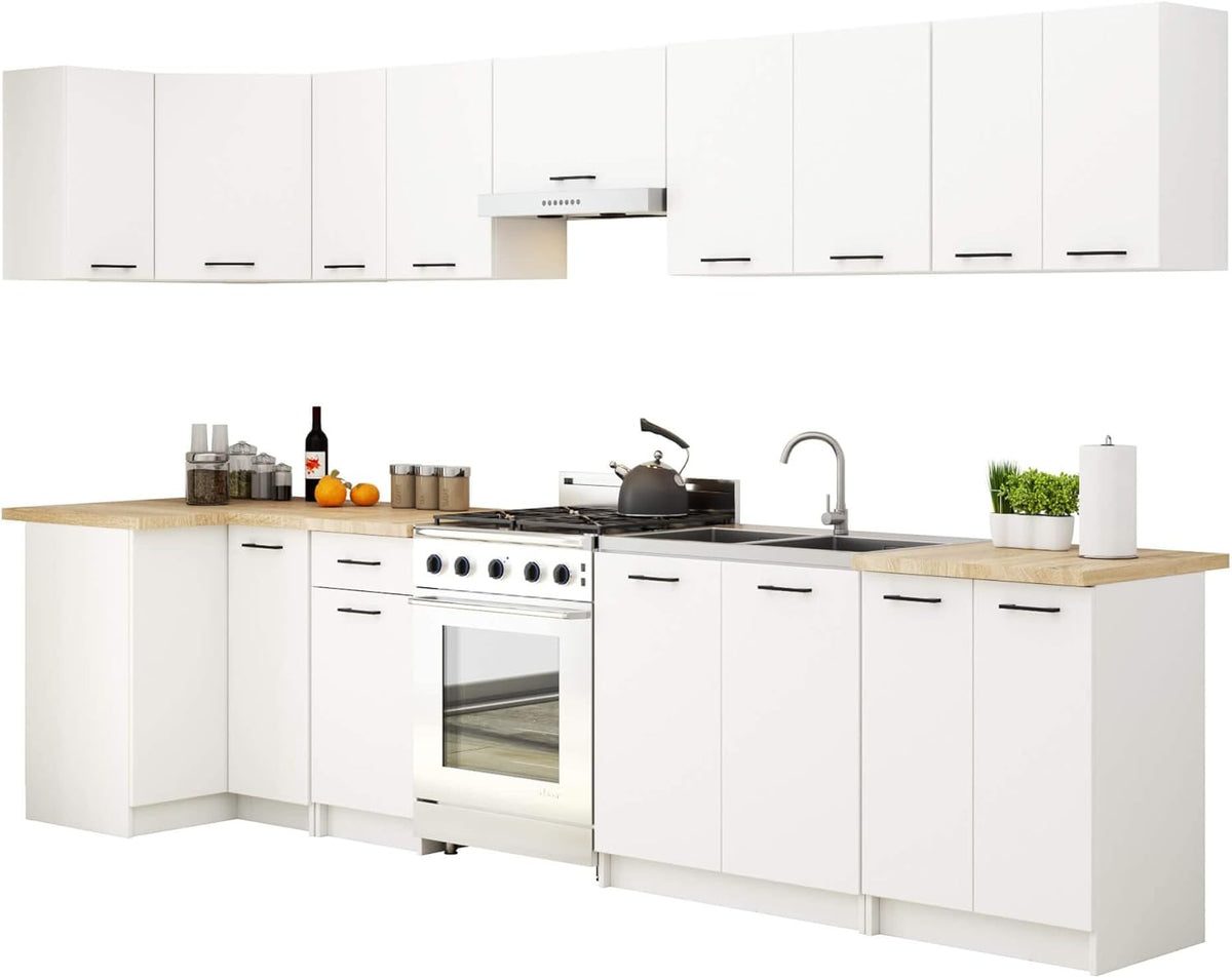AKORD Armoires de Cuisine Olive Spacieux Robuste pour Tout Design pour Une Petite Cuisine pour Une kitchenette dans Le Cadre d'un Ensemble
