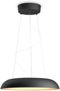 Hue White Ambiance AMAZE Suspension 39W - Noir télécommande incluse , compatible Bluetooth, fonctionne avec Alexa, Google Assistant et Homekit