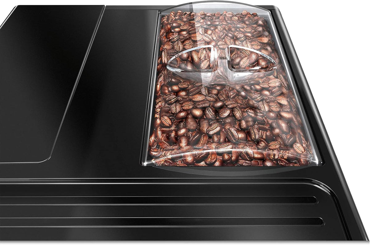 Melitta Caffeo Solo, 1.2L, Noir Pure Black, E950-222, Machine à Café et Expresso Automatique avec Broyeur à Grains