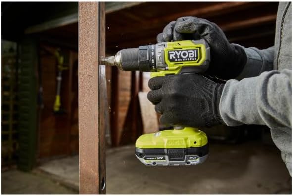 Perceuse-visseuse à percussion 18V One+ Brushless - Batteries 2,0 et 4,0Ah - Chargeur - Compresseur OFFERT