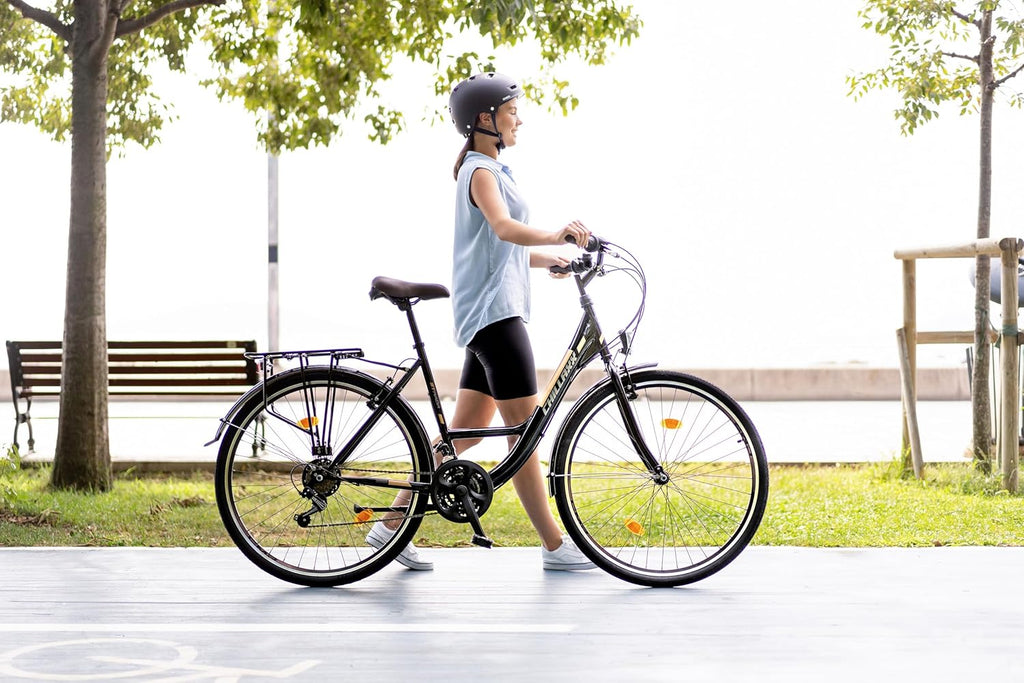 Chillaxx Bike Strada Premium City Bike de 26 et 28" – Vélo pour filles, garçons, hommes et femmes – Dérailleur 21 vitesses – Vélo de ville hollandais
