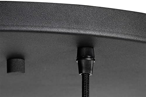 Qazqa pallon - Grande suspension - 7 lumière - diamètre 65 cm - Noir et Or - Art Deco - éclairage intérieur - Salon I Chambre I Cuisine I Salle à manger